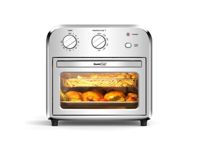 Air Fryer Toaster Oven, 4 Slice Convection Airfryer Countertop Oven,Reheat, Fry Oil-Free, Stainless Steel,1500W.