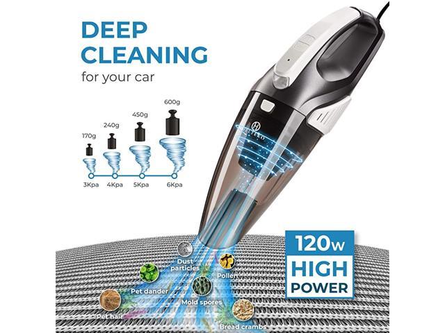 Car Vacuum Cleaner Corded DC 12V - High Power Compact Hand Vacuum