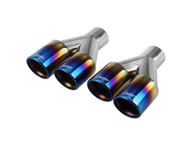 3 inlet dual exhaust tip