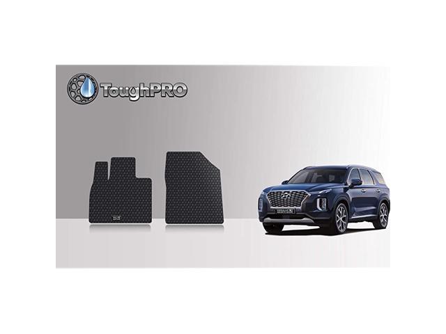 Floor Mats Front Row Set Compatible with Hyundai Palisade All Weather