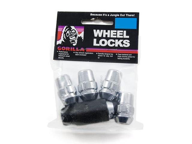1/2 Thread Size Gorilla Automotive 71681NB5 Acorn Wheel Locks Pack of 4