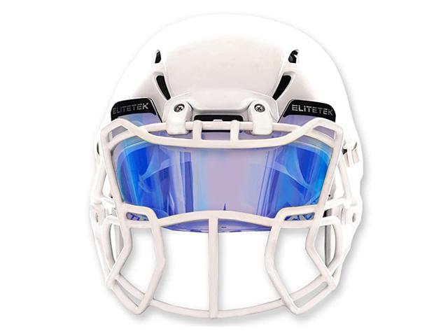 EliteTek Football Helmet Visor - Universal Fits Youth & Adult Helmets,  Different Colors