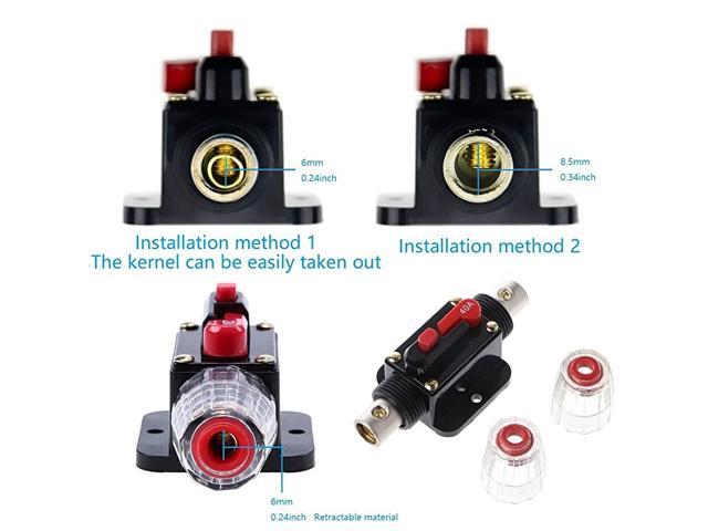 Car Audio 100 Amp Resettable Fuse Circuit Breaker Car Protect for Audio