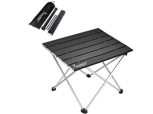 Outdoor Compact Folding Camping Table With Carry Bag For 