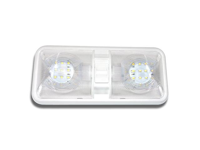 5 Pack Rv Led Ceiling Double Dome Light, Camper Light Fixtures