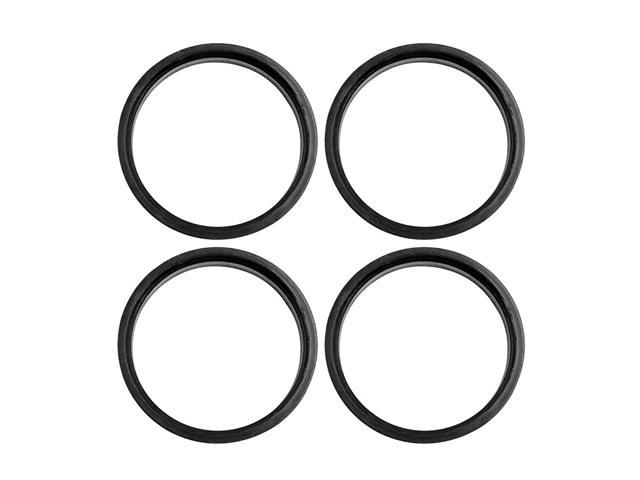 73.1mm OD to 57.1mm ID Circuit Performance Black Plastic Polycarbonate Hub Centric Rings 