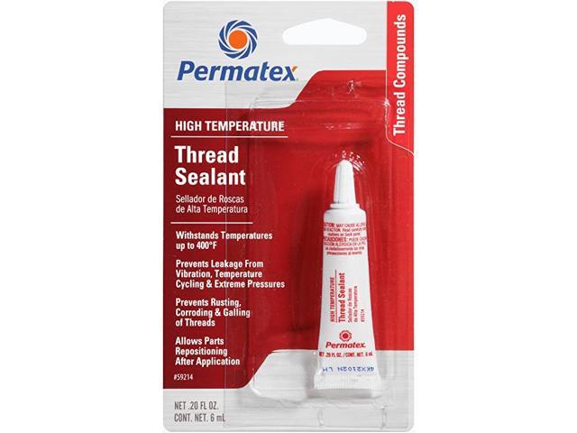 59214 High Temperature Thread Sealant, 6 ml Tube, Pack of 1 , White ...