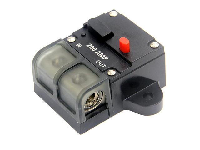 200 Amp Circuit Breaker, Automotive High Current 0 2 4 8 Gauge Wire