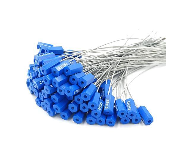 50pcs Plastic Security Seal Water/electric Meter Container Tamper Seals Bar Code for sale online 
