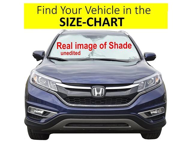 Windshield Sun Shade Exact Fit Size Chart for Cars Suv Trucks Minivans Sunshades Keeps Your Vehicle Cool Heat Shield Mplus 