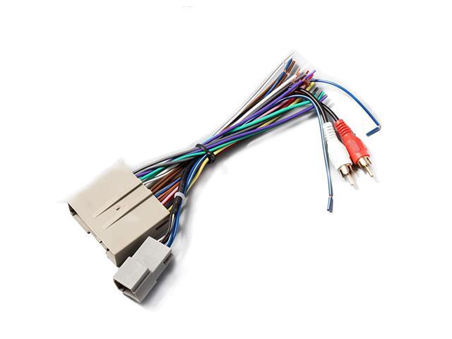 Aftermarket Stereo Install Wiring Harness with RCA Adapter Radio