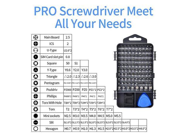 in 1 Precision Screwdriver Set Professional Computer Laptop Repair 