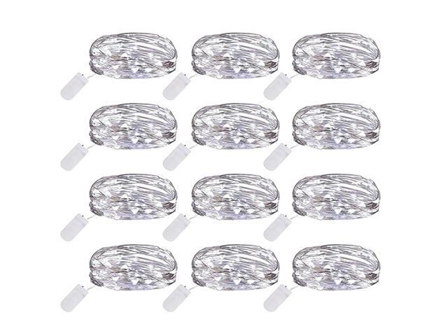 6 Pack Fairy String Lights 6.6Ft 20LED Battery Starry Copper Wire Firefly LED US 