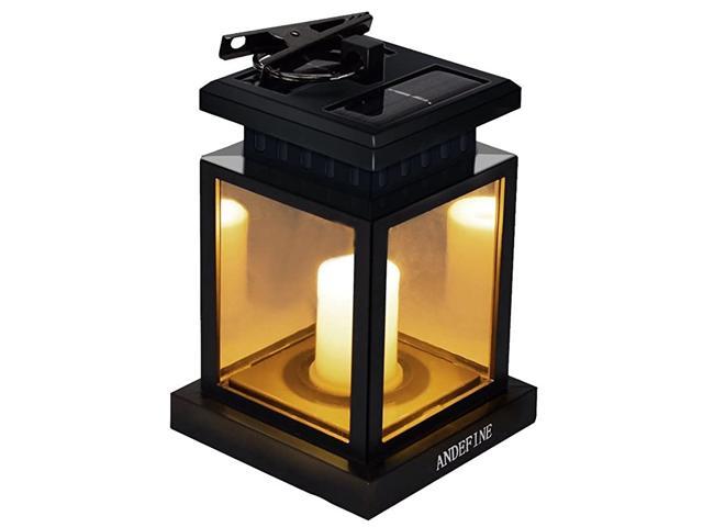 Patio Umbrella Lights Outdoor Led Solar Lanterns Waterproof Candle Lamps Decorated In Garden Porch Lawn Yellow Light Pack Of 1 Newegg Com