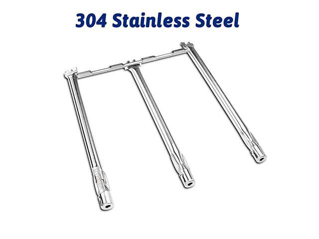Grilling Corner Repair Kit 7636 69787 for Weber Spirit 300 Series，Spirit E310 S310 E320 S320 E330 S330 SP-330 Replacement Parts Stainless Steel Burner and Stainless Flavorizer Bars 