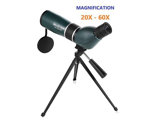 Multi Coated Optical Lens Hunting BAK4 Prism Small Size Spotting Scope for Bird Watching Spotting Scope 12-36x60mm Zoom with Tripod Carrying Bag and Phone Adapter Wildlife Scenery