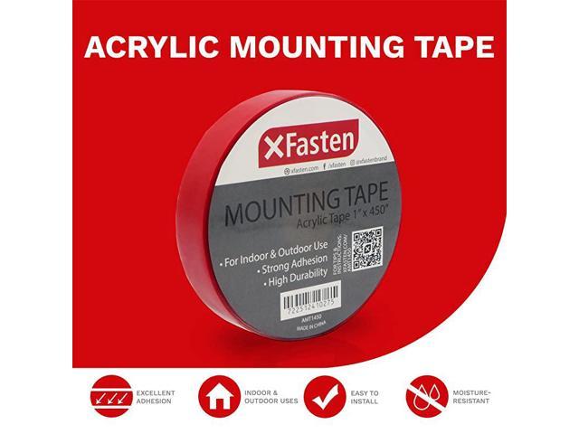 Double Sided Acrylic Mounting Tape Removable Clear 1Inch x 450Inch ...