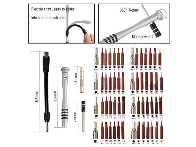 Eyeglasses Watch Digital Camera and Other Appliances HAI+ Screwdriver Set,70 in 1 Repair Tools Kit with Magnetic Driver Kit for PC Mobile Phone
