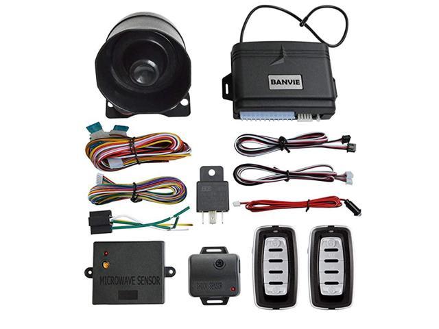 Car Security Alarm System with Microwave Sensor amp Shock Sensor