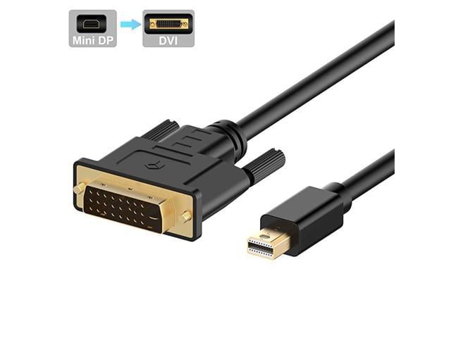 Mini DisplayPort Mini DP to DVI Cable Thunderbolt Port Compatible Gold ...