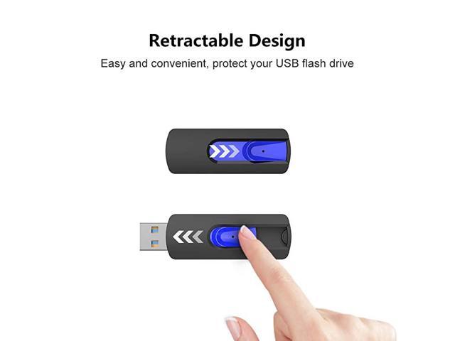 2 Pack 32gb Flash Drive Usb 30 Thumb Drive Retractable Slide Design Jump Drive Highspeed Memory Stick Zip Drive Usb Sticks Data Storage Backup For Pc Mac Redblue Newegg Com