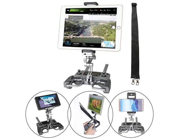 RCGEEK 10 Tablet Holder Compatible with DJI Mavic Mini 2 Mavic Air 2 Adjustable Controller Extender Clip Mount Holder Accessory with Lanyard 