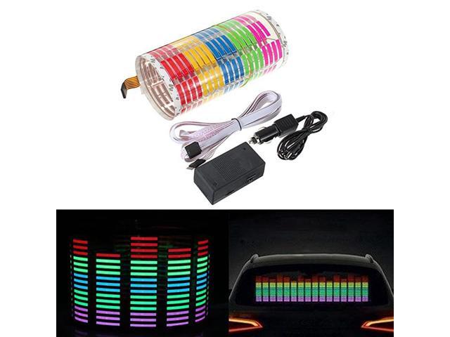Sound Activated car stickers Activated Music Rhythm Sensor Blue LED Light Glow 