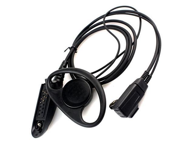 D Shape Multi Pin Earpiece Headset for Two Way Radio Walkie Talkie Motorola GP328 HT750 MTX900 MTX960 PRO7350