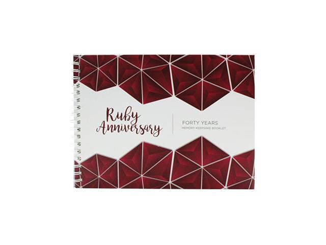 40th Wedding Anniversary Memory Book With Stickers And A Matching Card 5second Memory Journal For Your Special Ruby Anniversary The Perfect Keepsake Booklet For Special Memories Newegg Com 40th Wedding Anniversary Memory Book With Stickers And A Matching Card 5second Memory Journal For Your Special Ruby Anniversary The Perfect Keepsake Booklet For Special Memories Newegg Com