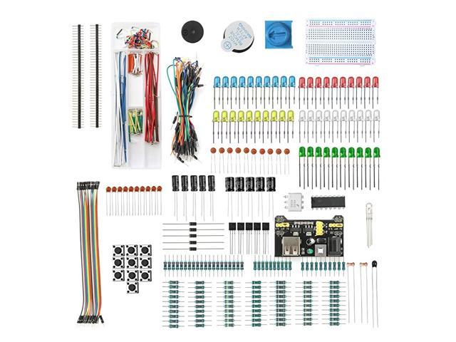 1 Set Breadboard Jumper Wire Electronic Starter Kit For Arduino Raspberry Pi 