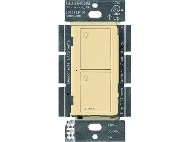 Caseta Smart Home Switch Works with Alexa Apple HomeKit Google Assistant | 6Amp for Ceiling Fans Exhaust Fans LED Light Bulbs... 