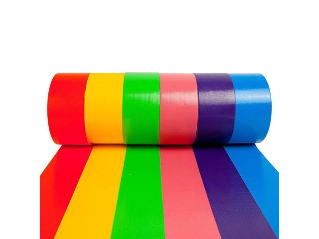 Colored Duct Tape 6 Color Multi Pack Variety Craft Set for Kids