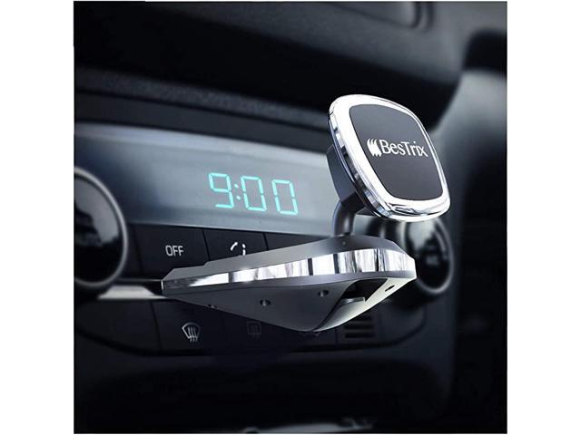 Magnetic Phone Car Mount |Universal Magnetic Car Cell Phone Holder | Magnet Car Phone Holder Compatible w/ iPhone 12 11 Pro/11 Pro Max/XS/XR/X/8/7,Galaxy S10/S10+/S9/S9 Note & More (CD Slot)