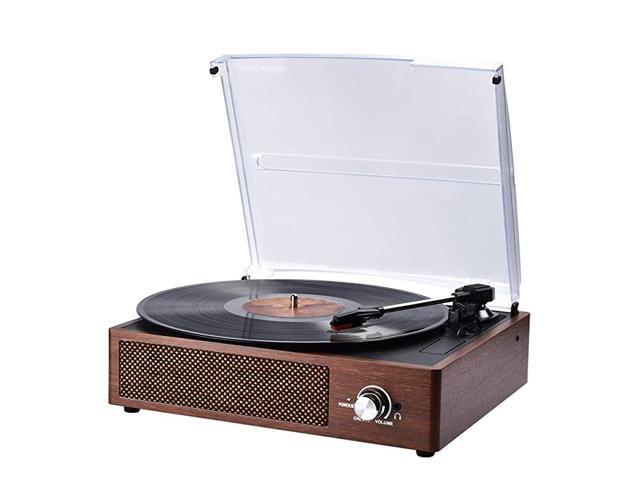 Record Player Turntable Stereo Portable 3-Speed Speaker Home Outdoor Music Audio 
