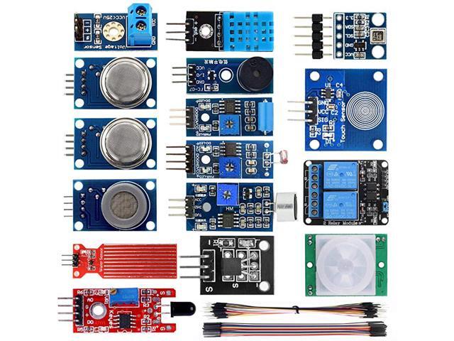 16 in 1 Smart Home Sensor Modules Kit for Arduino Raspberry Pi DIY ...