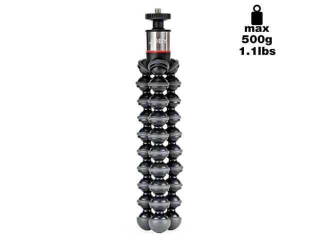 360 Cameras and Other Devices up to 500 grams JOBY GorillaPod 500: A Compact Flexible Tripod for Sub-Compact Cameras Point & Shoot 