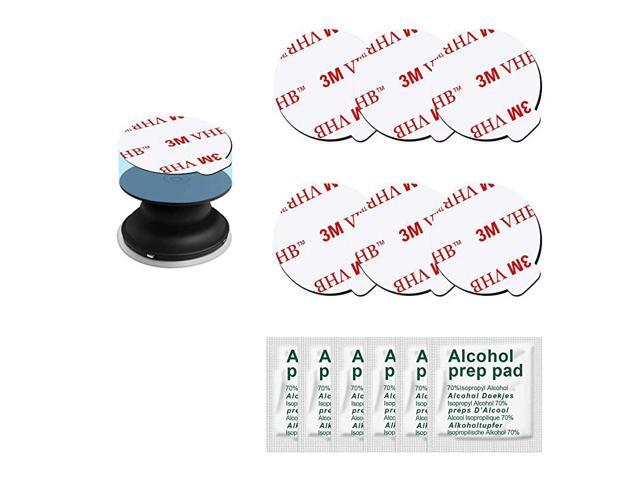 Very High Bond Sticky Adhesive  6 Pack Socket Sticky Adhesive Replacement Kit DoubleSided Stickers for Collapsible Grips Socket Base
