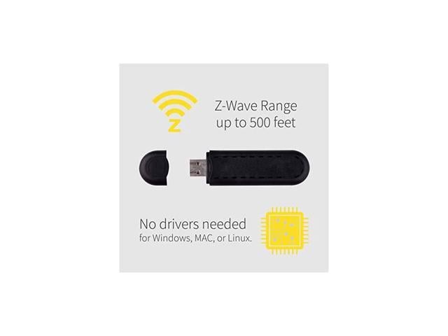 Zooz Z-Wave Plus S2 USB Stick ZST10 Great for DIY Smart Home Use with Home Assistant, Open Z-Wave, or HomeSeer Software