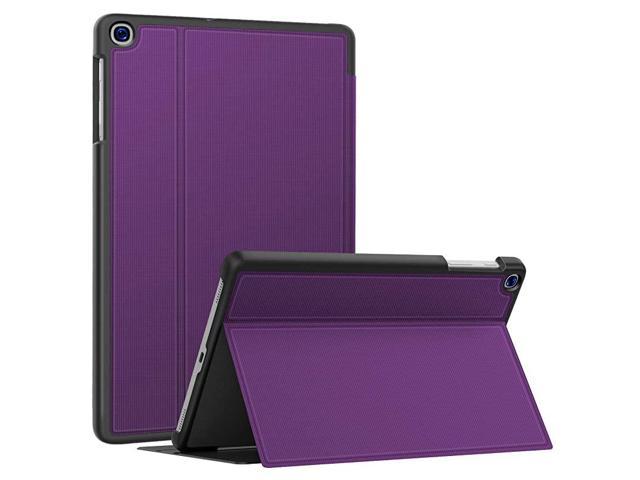 Galaxy Tab A 101 Case 2019 Premium Shock Proof Stand Folio CaseMulti Viewing Angles Soft TPU Back Cover for Samsung Galaxy Tab A 101 inch Tablet SMT510T515T517Purple