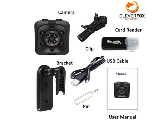 16GB Memory Card Built-in 6 Hours Long Time Video Recording 1080P HD Mini Hidden Camera Button with Motion Detection and Photo Taking Function 