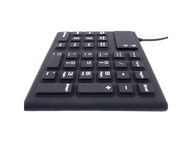 DSI Portable Silicone 32 Key Numeric Keypad Rigid Waterproof KP-JH-SFR33 