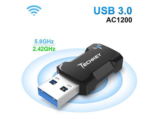 USB WiFi Adapter 1200Mbps For PC Mini Wireless Network Adapter USB 30 ...