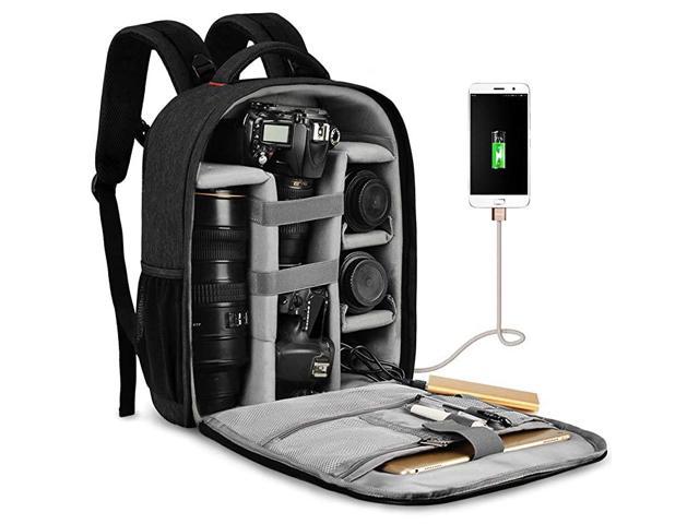 Hiking Pro DSLR SLR Camera Rucksack Case Bag Backpack for Canon Nikon Sony etc. 