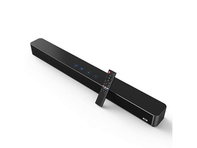 Bestisan TV Sound Bar Wired and Wireless Bluetooth 5.0 Home Theater Speakers 4 Drivers, Enhanced Bass Technology, Dual Connection Methods, Dialogue/Movie/Music Audio Mode 80Watts Soundbar 