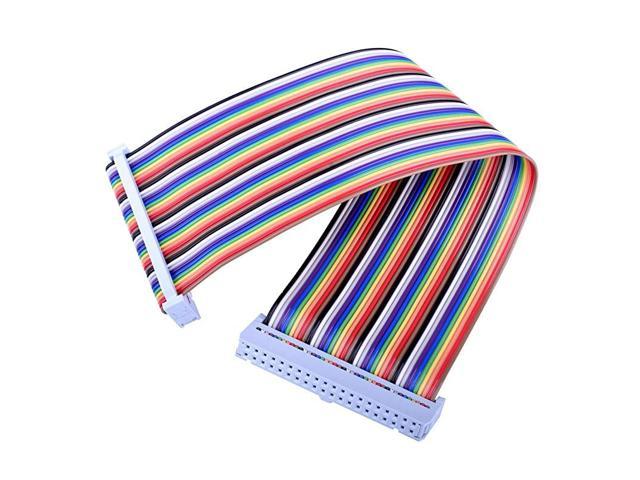 Assembled T Type GPIO Adapter 20cm FC40 40pin Flat Ribbon Cable for Raspberry Ribbon Cable RPi GPIO Breakout Expansion Board