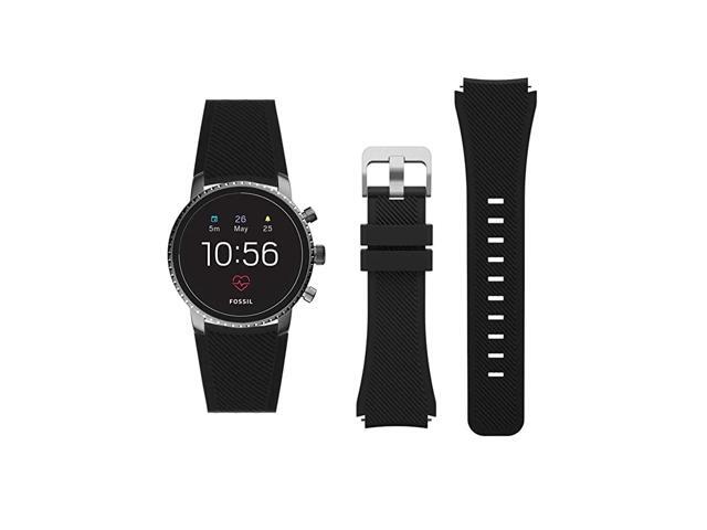 explorist hr black silicone