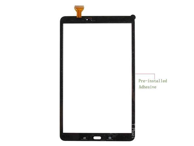 Pre-Installed Adhesive+Tools Kit Not Include LCD White Touch Screen Digitizer for Samsung Galaxy Tab A 10.1 2016 T580 T585 SM-T580 SM-T585 Front Glass Replacement Panel 