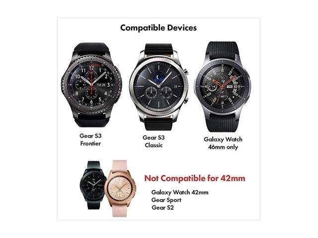Stainless Steel Bezel Ring for Galaxy Watch 46mm Gear S3 Frontier Classic  Cover Protector Adhesive Styling Scratch Protection Accessories Compatible  Model 3 - Newegg.com
