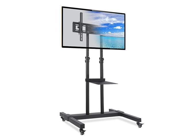 Details about   Heavy Mobile TV Cart for 32-70'' LCD LED Plasma Flat w/ Shelves & Locking Wheels