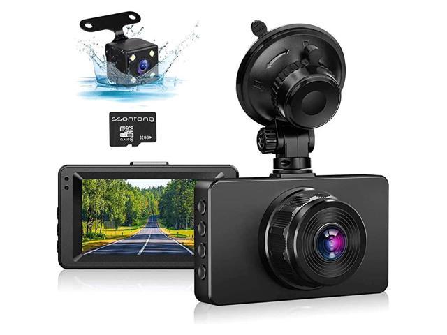 Cam Front and Rear Dual Cam 1080P Full HD Camera for Cars 3 IPS Screen ...